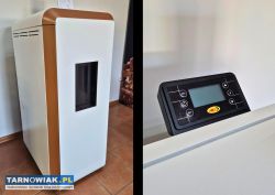 Piecyk Vesta 15 kW na pellet z płaszczem wodnym - Obrazek 2