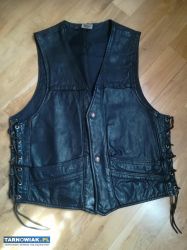 kamizelka sznurowana skóra naturalna - Obrazek 1