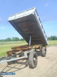Przyczepa wywrotka d-47 po remoncie nowe blachy - Obrazek 1