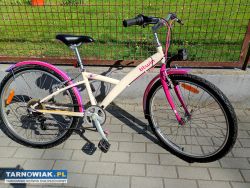 Rower dla dziewczyny 24cale stan idealny - Obrazek 2