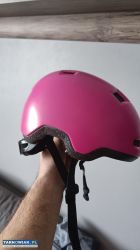 Kask rowerowy rożowy - Obrazek 4