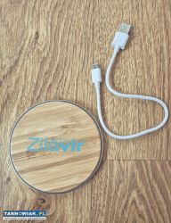 Ładowarka indukcyjna do smartfonów bambusowa - Obrazek 2