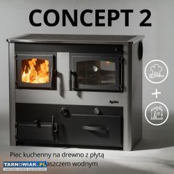 Piec kuchenny Concept 2 - 25 kW z płaszczem wodnym - Obrazek 1