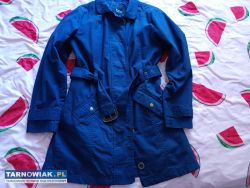 Nowy granatowy płaszcz trencz 36/38 - Obrazek 1