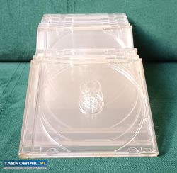 10 sztuk przeźroczystych pudełek pudełko na CD DVD - Obrazek 1