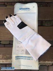 Sprzedam rękawice do szermierki uhlman fencing 6,5 - Obrazek 3