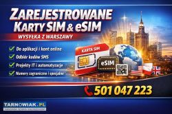 Zarejestrowane karty sim i esim Polskie i inne - Obrazek 1
