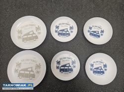 Zestaw talerzy Holiday Travel 6 szt - Obrazek 1