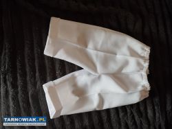 Białe spodnie dla niemowlaka - Obrazek 1