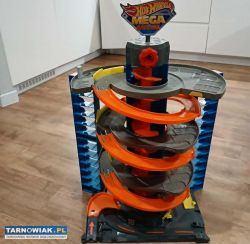 Hot Wheels Mega duży garaż/parking z windą wys.70c - Obrazek 1