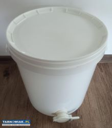 Odstojnik do miodu pojemnik wiadro z zaworem - Obrazek 3
