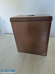 Metalowe pudełko z przykrywką wys. 28cm szer. 25 - Obrazek 2