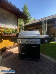 Grill gazowy AMANA 4+1 palnik+ pokrowiec - Obrazek 2