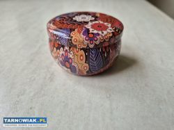Świeca sojowa, zapachowa w ozdobnym metalowym pud - Obrazek 1