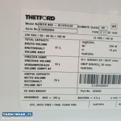 Lodówka Thetford N80 do przyczepy kempingowej - Obrazek 4