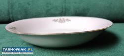 Porcelana Wałbrzych talerz głęboki PRL - Obrazek 3