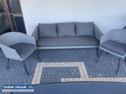 Sofa 3 i 2 krzesła tarasowe - Obrazek 1