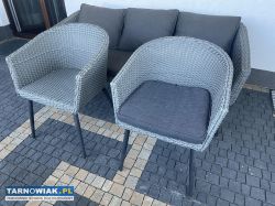Sofa 3 i 2 krzesła tarasowe - Obrazek 3