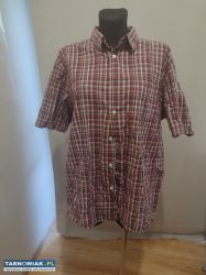 Koszula w kratę z krótkim rękawem XL - Obrazek 1