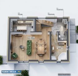 Komfortowy Dom 150 m2, stan deweloperski Zawada - Obrazek 3