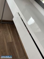 Sprzedam białą laminowaną toaletkę i lustro - Obrazek 1