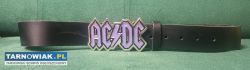 AC/DC pasek skórzany dla fana fanki unikalny - Obrazek 4