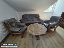 Skórzany zestaw mebli wypoczynkowych - Obrazek 1