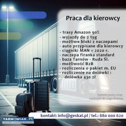 Praca dla kierowcy C+E - Obrazek 1