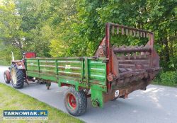 Rozrzutnik obornika 2.5t mały zgrabny oryginał - Obrazek 2