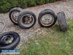 Koła letnie 4 sztuki 195/55R plus koło zapasowe gr - Obrazek 1