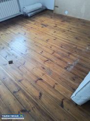 Stara podłoga sosnowa – ok. 68 m², długie deski - Obrazek 1