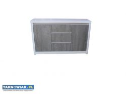 Komoda Biała z frotntami beton | Nowa - Obrazek 2