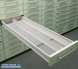 Meble apteczne-magazynowe szuflady głębokiego - Obrazek 1