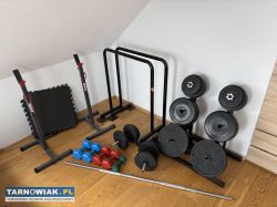Siłownia domowa,ciężary,hantle,gryf,worek boksersk - Obrazek 1