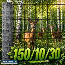 Siataka leśna ogrodzeniowa 150/10/30 rolka 50mb - Obrazek 1