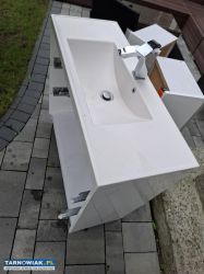 Sprzedam umywalkę z baterią do łazienki - Obrazek 1