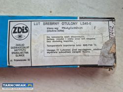 Lut srebrny otulony LS-45 fi 2,0 otulina żółta - Obrazek 2