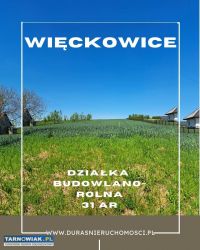 Więckowice działka  31 ar - Obrazek 1