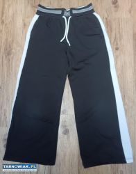 Myron Kids czarne spodnie dresowe 158 - Obrazek 1