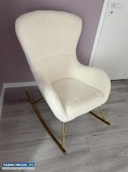 Fotel bujany kremowy - Obrazek 2