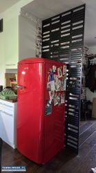 Lodówka czerwona retro gorenje orb152r - Obrazek 3