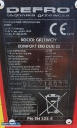Piec DEFRO Komfort Eko Duo 25 kW – z podajnikiem. - Obrazek 3