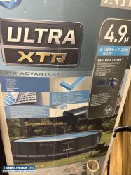 Sprzedam basen stelaż xtr intex okrągły 4,8mb - Obrazek 3