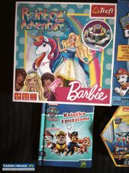 Zestaw gier Psi Patrol Barbie puzzle książka - Obrazek 2