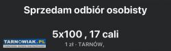 Felgi 5x100 , 17 cali - odbiór osobisty - Obrazek 3