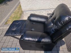 Fotel bujany z masażem podgrzewany rozkładany - Obrazek 1