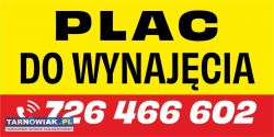 Plac do wynajęcia! - Obrazek 1