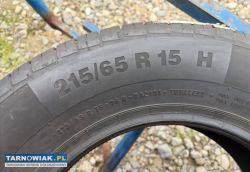Sprzedam dwie letnie opony Continental 215/65/15 - Obrazek 3