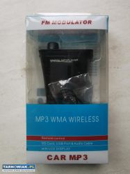 Transmiter samochodowy fm modulator car MP3 wma - Obrazek 1