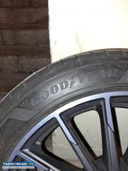 Sprzedam letnie opony z alufelgami  do AUDI - Obrazek 3